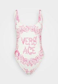 Unselected, eggshell/dragonfruit