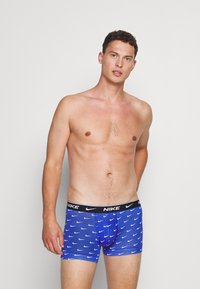 Nike Underwear TRUNK 3 PACK - Cuecas boxer - obsidian/green spark