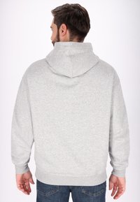 Schmuddelwedda Felpa con cappuccio - grau melange