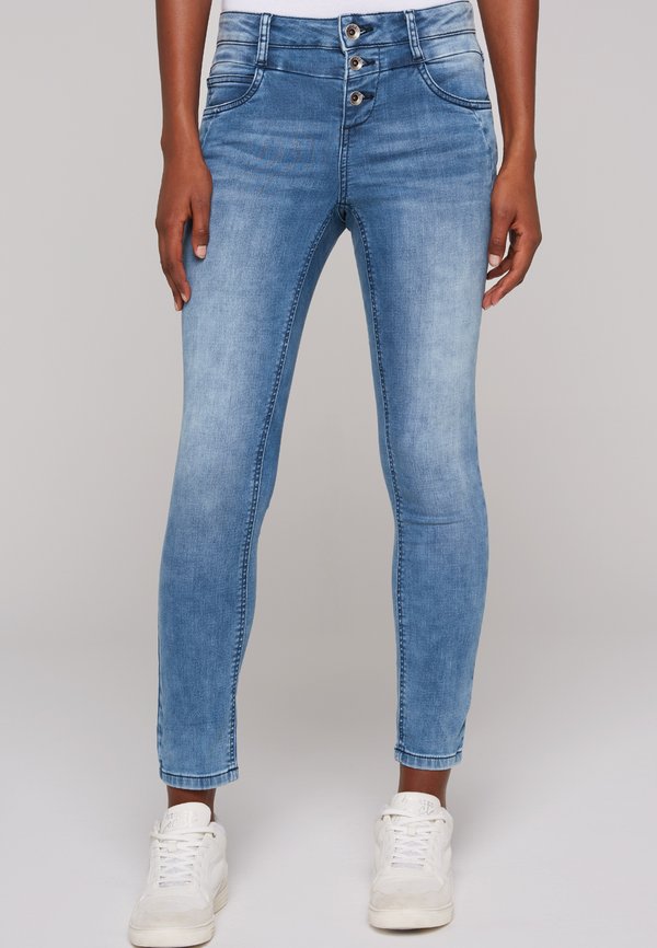 MIT KNOPFLEISTE - Jeans Skinny Fit - random used jogg