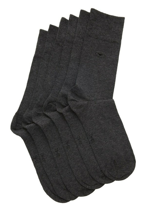 6 PACK - Socken - anthracite melange