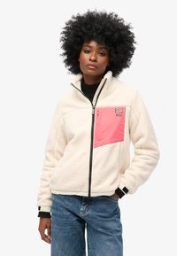 Superdry & Co Giacca in pile - off white