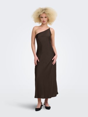 ONLY, KLEID ONLSKYE LANGES KLEID - Denné šaty - chocolate brown