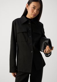 Marc O'Polo INDOOR JACKETS SHIRT STYLE ATTACHED POCKET - Vasaras jaka - black