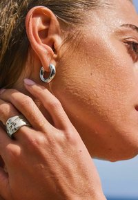 Next WATERPROOF CHUBBY HOOP - REGULAR FIT - Náušnice - silver tone