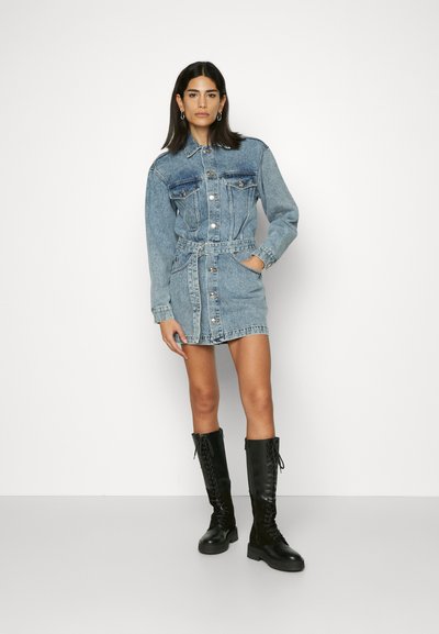 Iro GLACIA - Robe en jean - snow blue