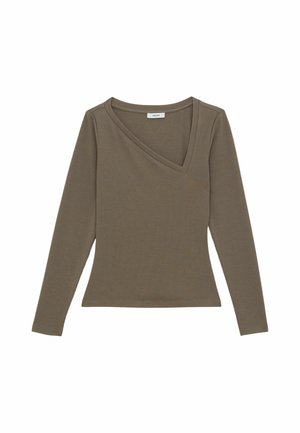 Reiss, Bluză cu mânecă lungă - taupe neutral