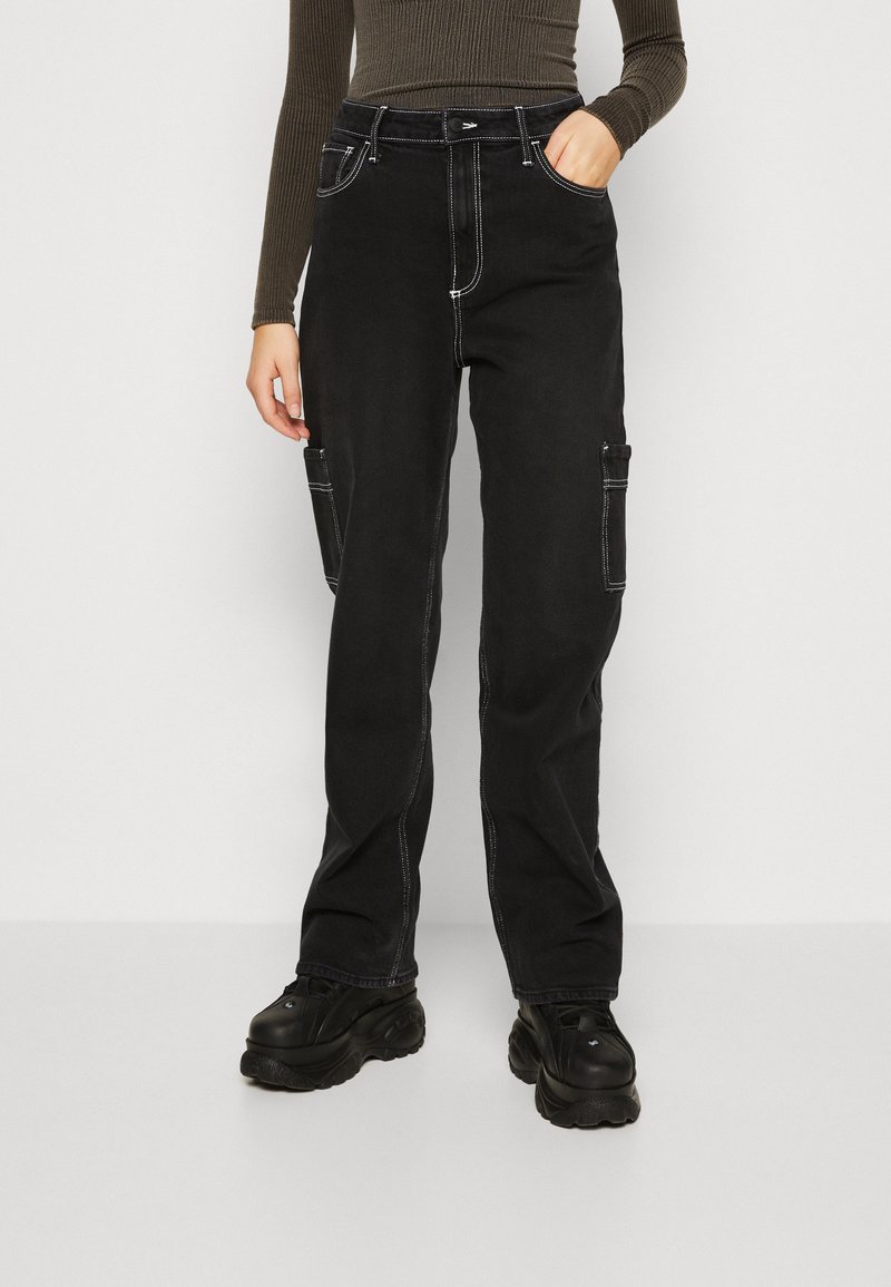 Hollister Co. CURVY DAD Jeans baggy black/nero Zalando.it