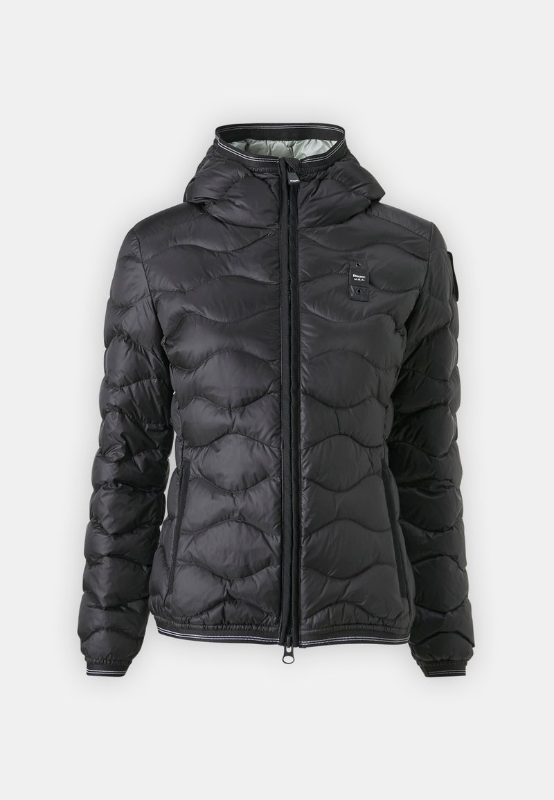 Blauer Gewatteerde jas zwart Blauer Gewatteerde jas zwart