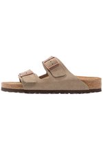 Birkenstock ARIZONA SOFT FOOTBED NARROW FIT - Ciabattine - taupe/grigio talpa - Zalando.it