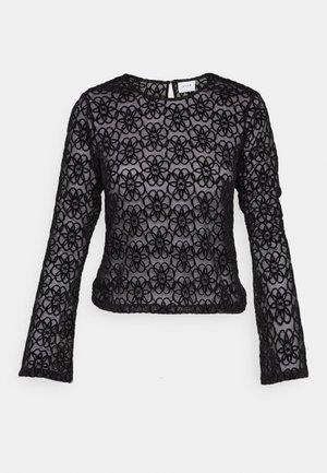 VILA VIMOLA TOP - Bluză cu mânecă lungă - black
