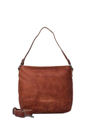 Handtas - brown leather