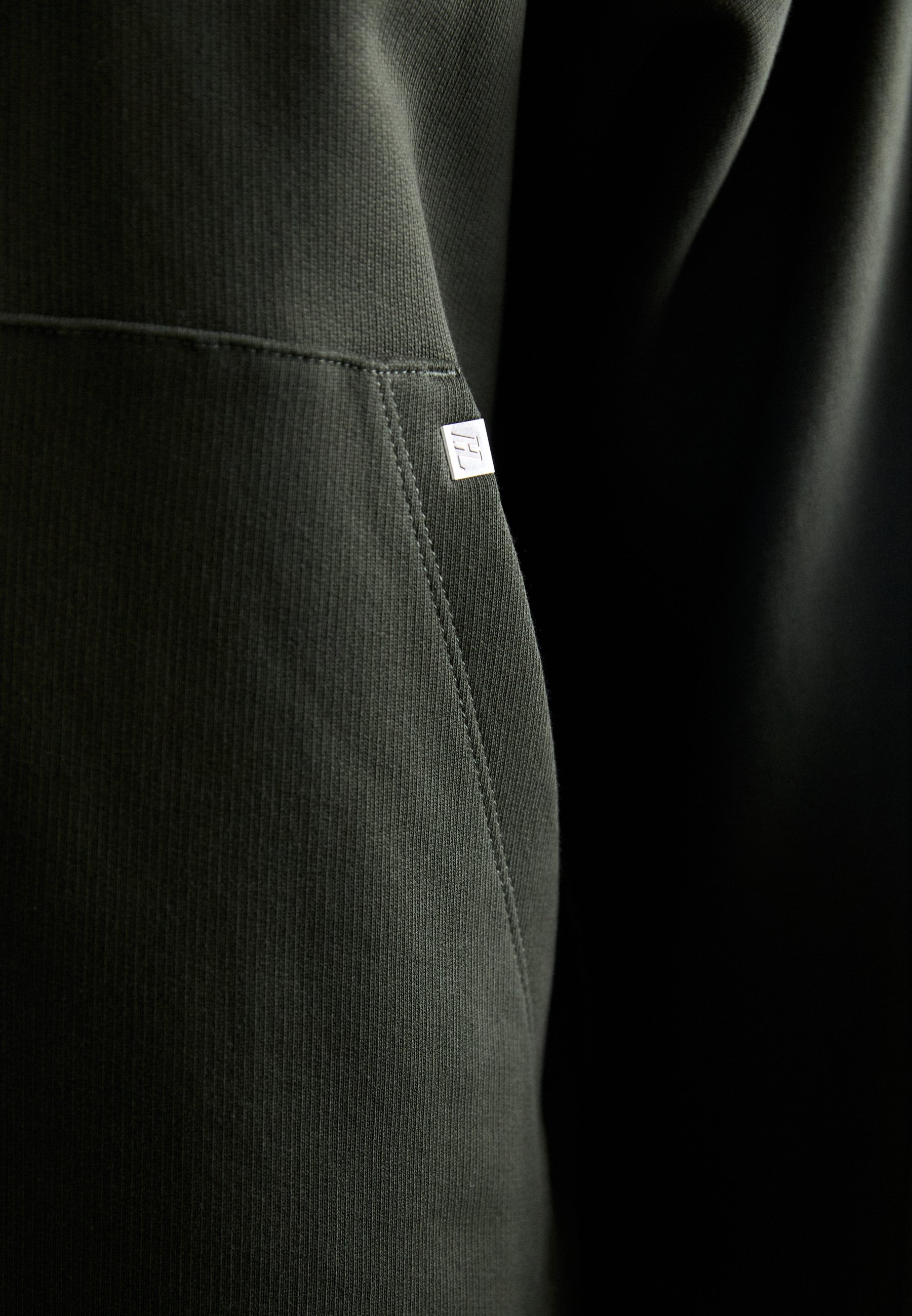 Helmut Lang MEGA ZIP HOODIE - Hoodie - seaweed/dark green