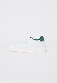 Unselected, white/green