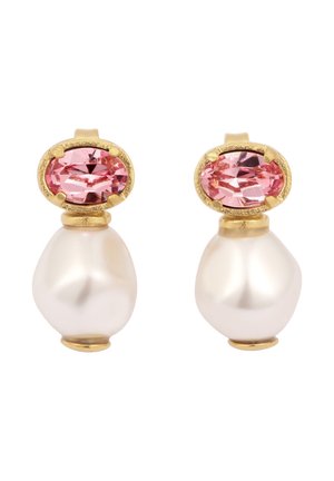 SPARKLING BASIC - MIT KRISTALLEN VON SWAROVSKI® - Øreringe - gold-coloured