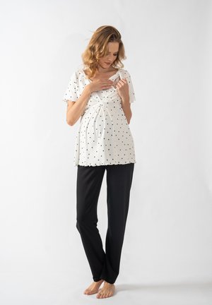 MATERNITY & NURSING SET - Pyžamová sada - white