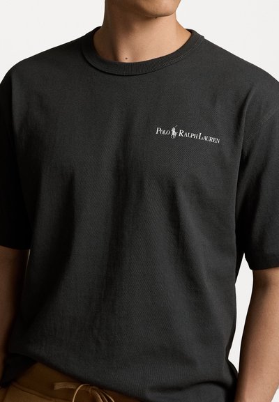 Polo Ralph Lauren RELAXED FIT LOGO JERSEY T-SHIRT - Základné tričko - faded black