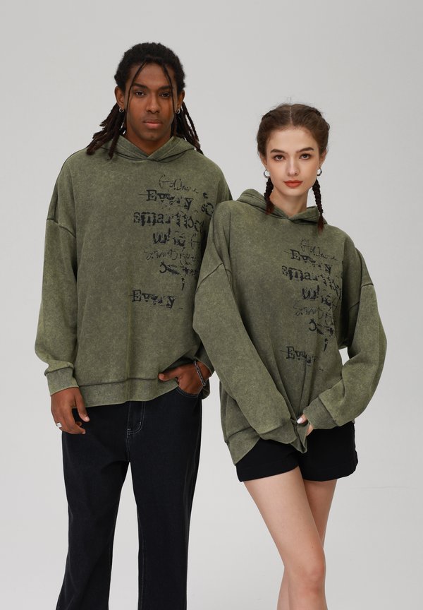 UNISEX - Hoodie - olive3