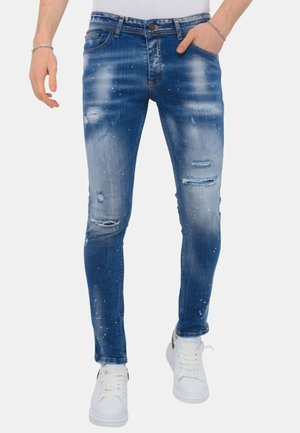 RIPPED NW LF - Jeans Skinny Fit - blauw