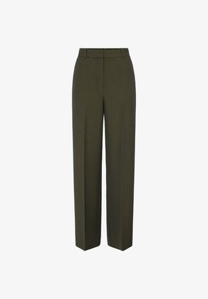 b.young, BYDANTA WIDE LEG - Pantalon classique - olive night melange