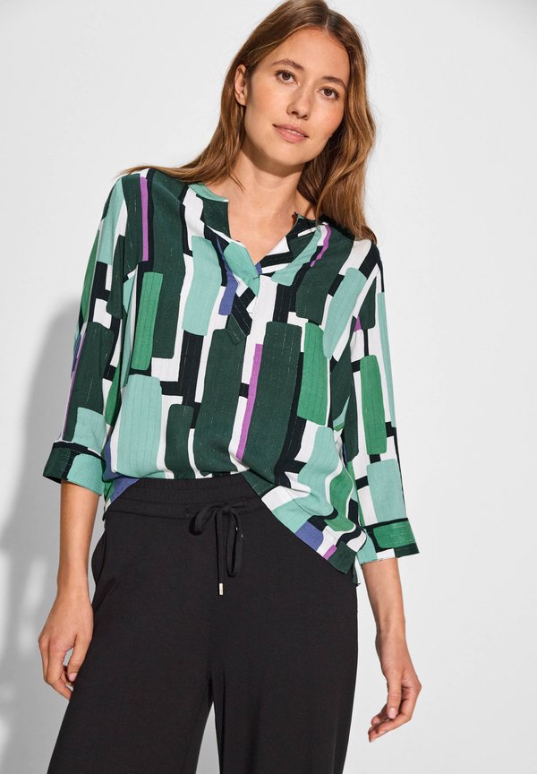 BEDRUCKTE  - Bluse - grün