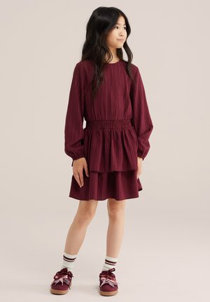 WE Fashion, WE FASHION - Päevakleit - burgundy red