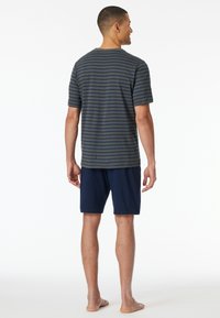 Schiesser CASUAL ESSENTIALS - Pyjama - anthrazit blau