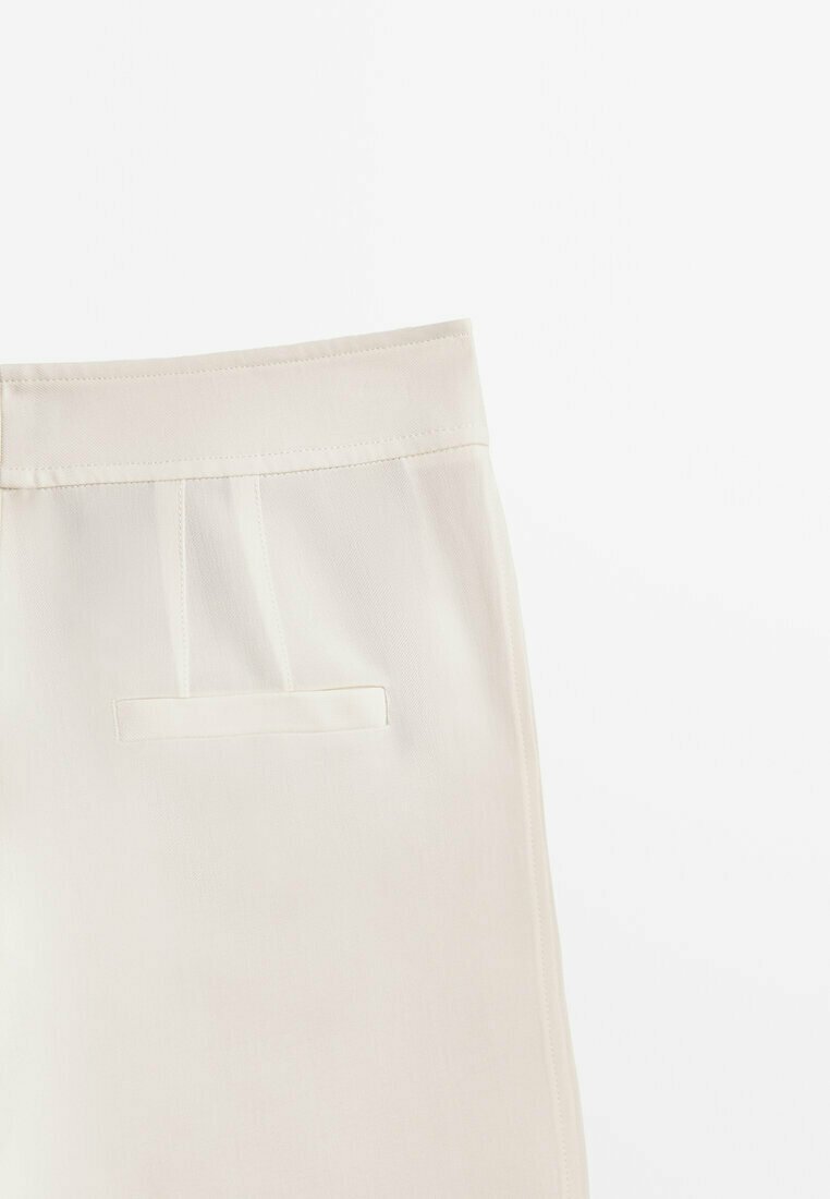 Damen Chinos | Massimo Dutti STRAIGHT FIT DARTED Stoffhose white/weiß - IY27364 Damen Chinos | Massimo Dutti STRAIGHT FIT DARTED Stoffhose white/weiß - IY27364