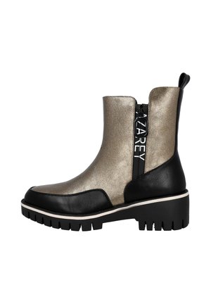 Botines con plataforma - gold