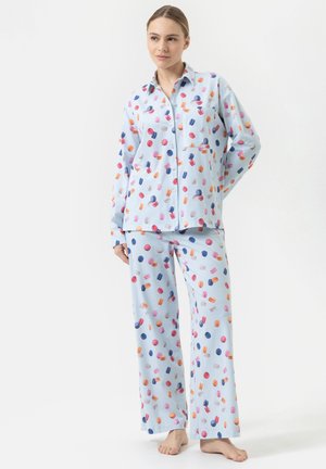SERIE FLYING MACARONS SET - Pyjama - powder blue