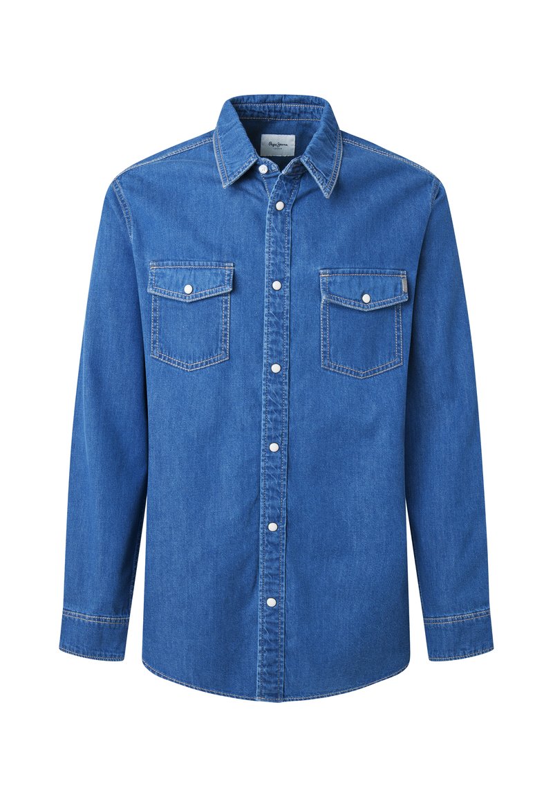 Pepe Jeans Overhemd blauw denim/bluedenim