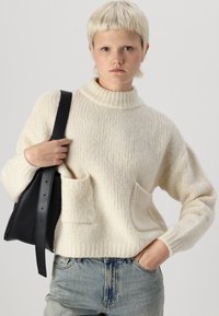 ONLY ONLPIE POCKET - Neule - birch