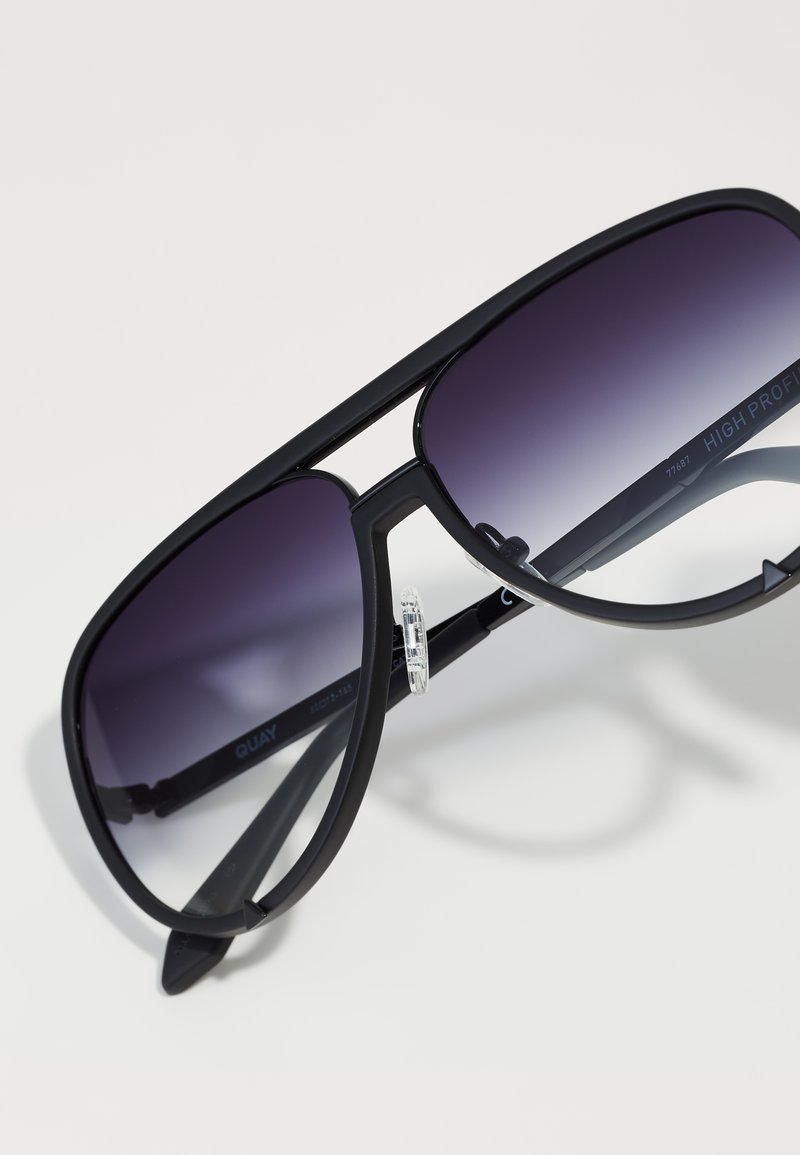 QUAY AUSTRALIA HIGH PROFILE - Sunglasses - matte black/black  display picture 1