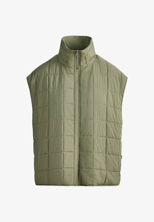 OYSHO, FELLEX® AEROGEL BOXY PADDED GILET - Veste sans manches - dark khaki