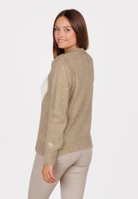 Key Largo Maglione - dark beige mel.