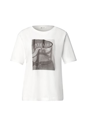 Street One, T-SHIRT MIT RUNDHALS UND FOTOPRINT - T-shirt imprimé - off white