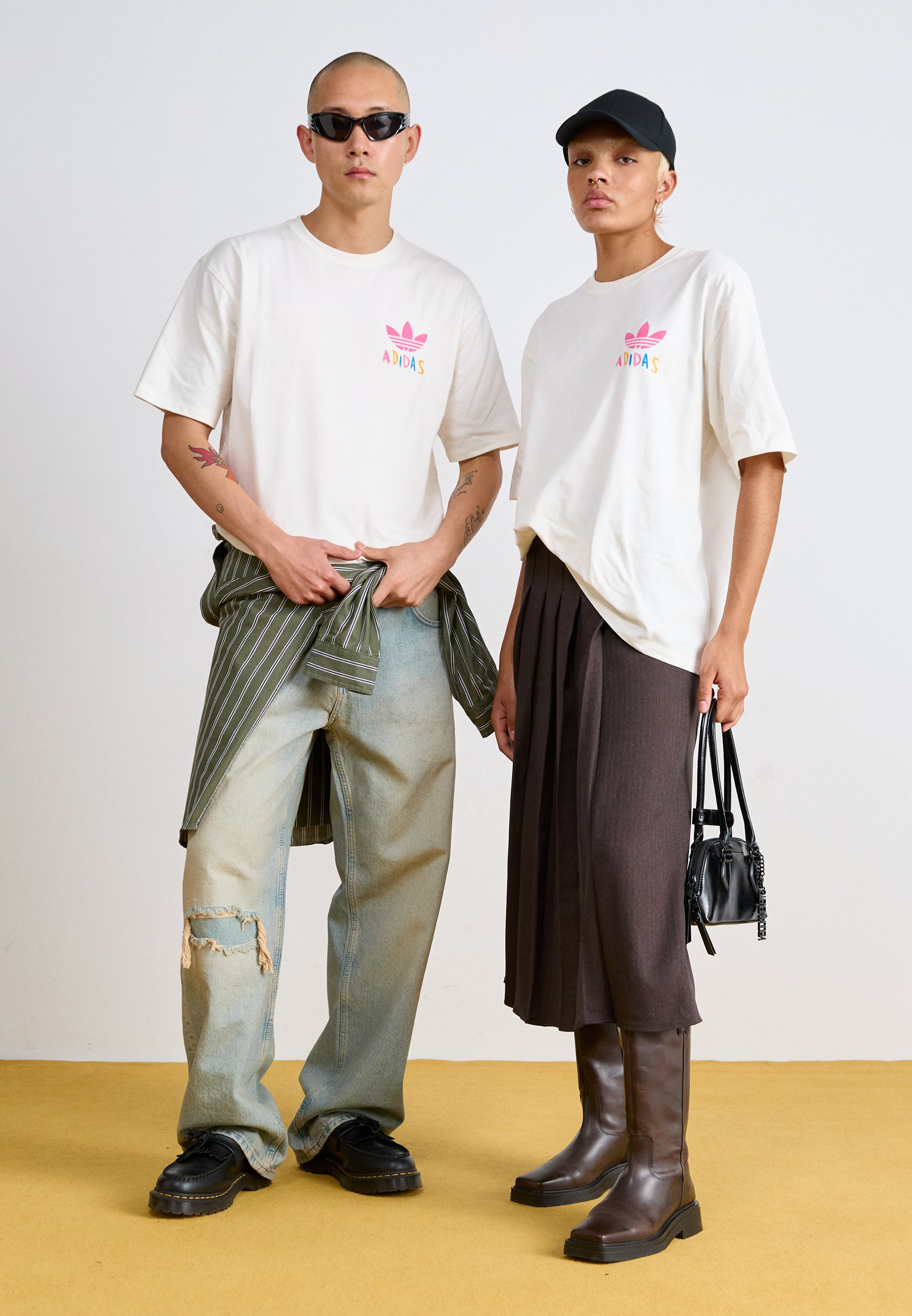 Tシャツ・カットソー [ADIDAS] YOUTH OF PARIS TEE adidas Youth of Paris Tee - Grey | adidas Singapore