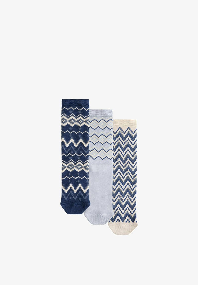 Next 3 PACK REGULAR FIT - Socken - blue fairisle