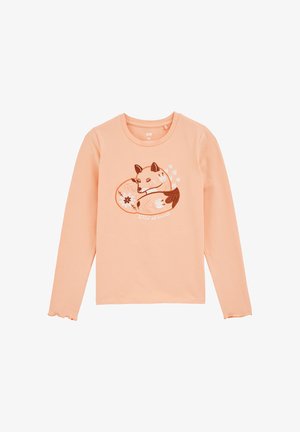 Bluză cu mânecă lungă - coral pink