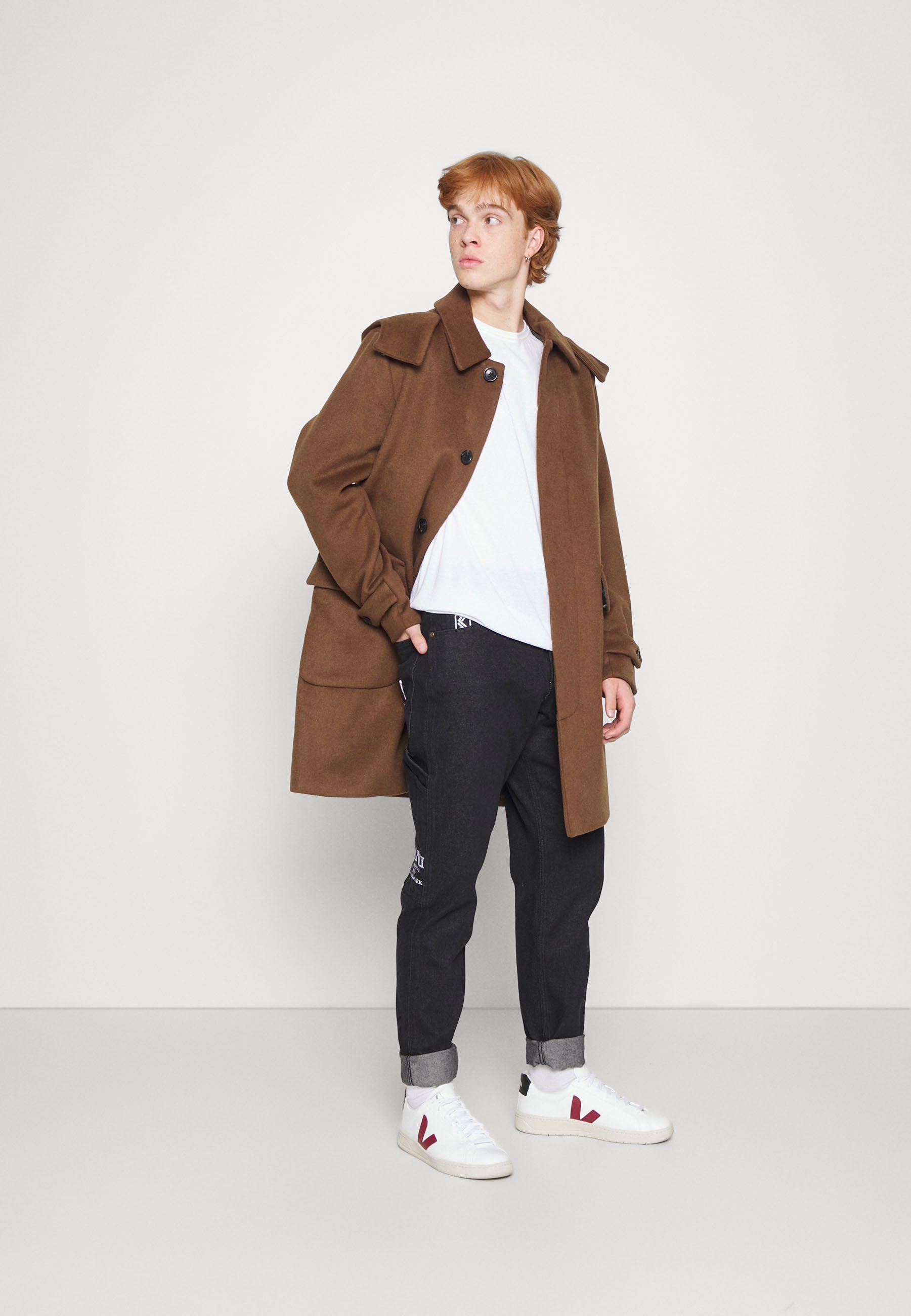 Karl Kani RETRO RINSED PANTS UNISEX - Jeans baggy - black/nero - Zalando.it
