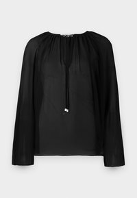 V NECK - Tunica - black