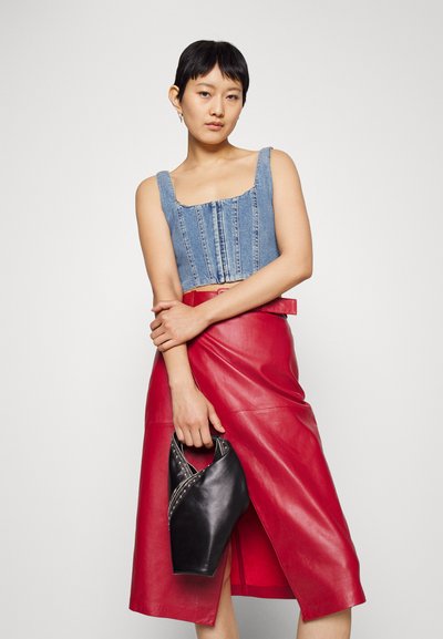 Alice + Olivia BRESLIN BONED CORSET - Topper - brea blue