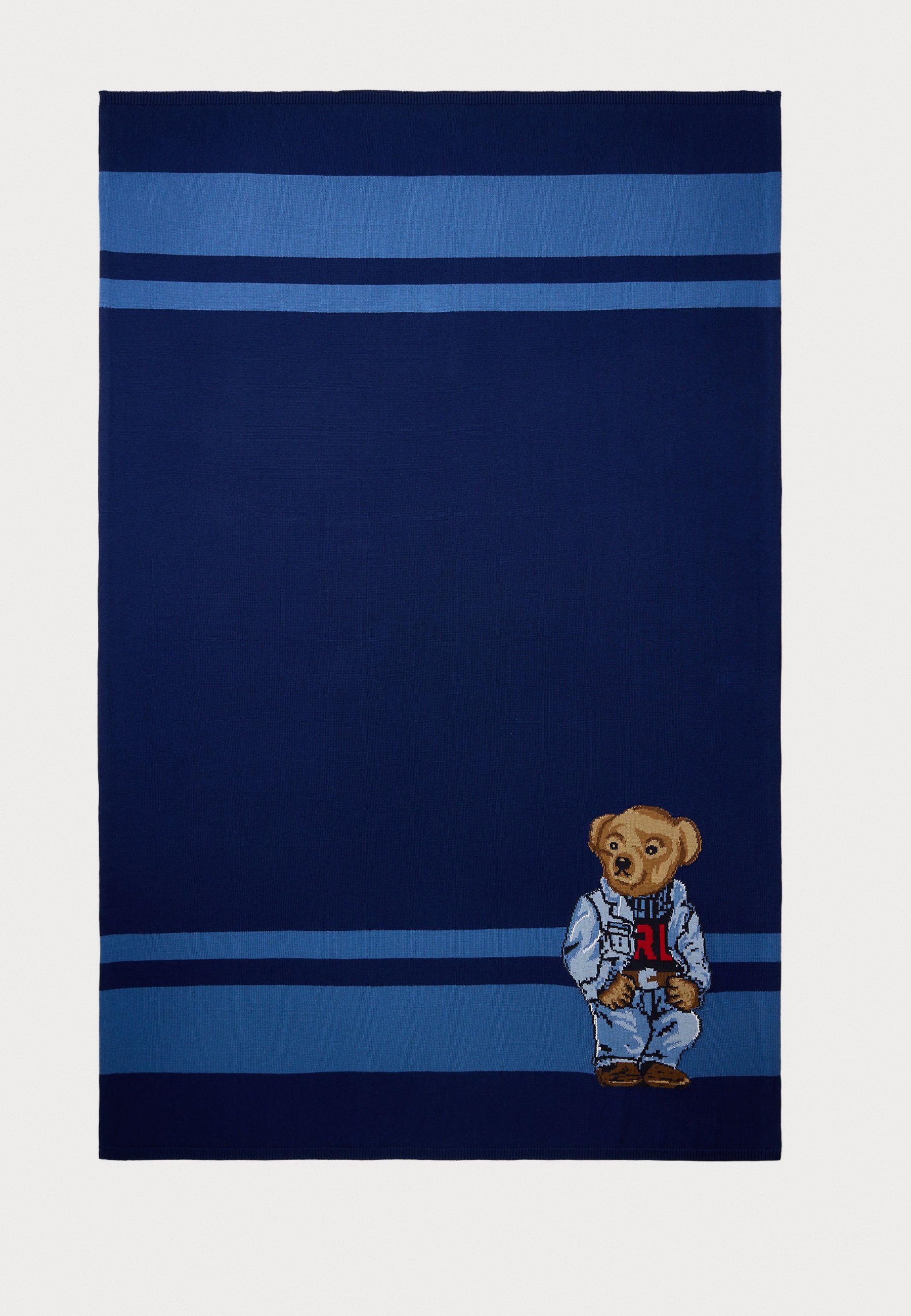 Polo Ralph Lauren DENIM POLO BEAR THROW BLANKET Blanket navy