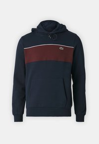 Bluză de molton - navy blue/expresso