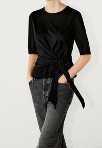 Massimo Dutti T-shirts print - black