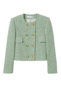Mango Overgangsjakke - light green