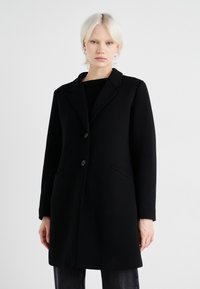 ONLY ONLJUDITH MIX COAT - Klasični plašč - black/medium grey