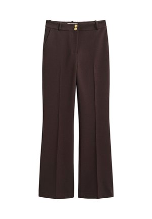 GANT, SLIM FLARE NAUTICAL PANTS - Stoffhose - deep brown