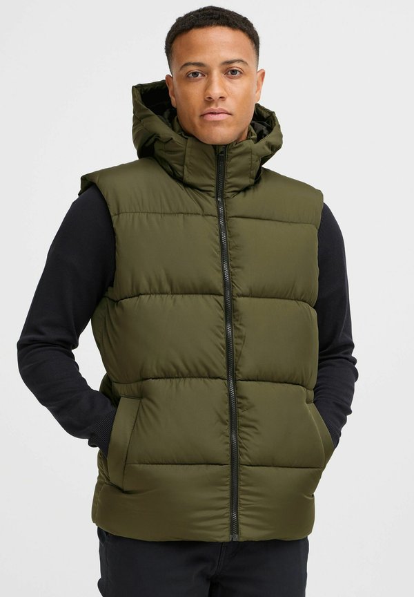 BHMZIPA - Waistcoat - forest night