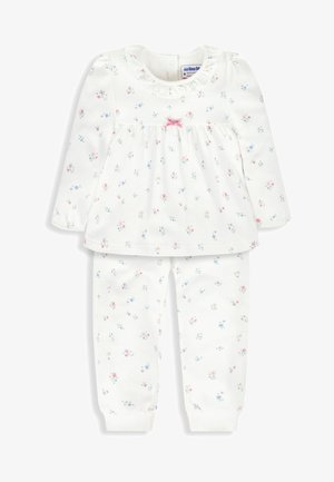 JoJo Maman Bébé PRETTY DITSY SET - Nachtwäsche Set - cream